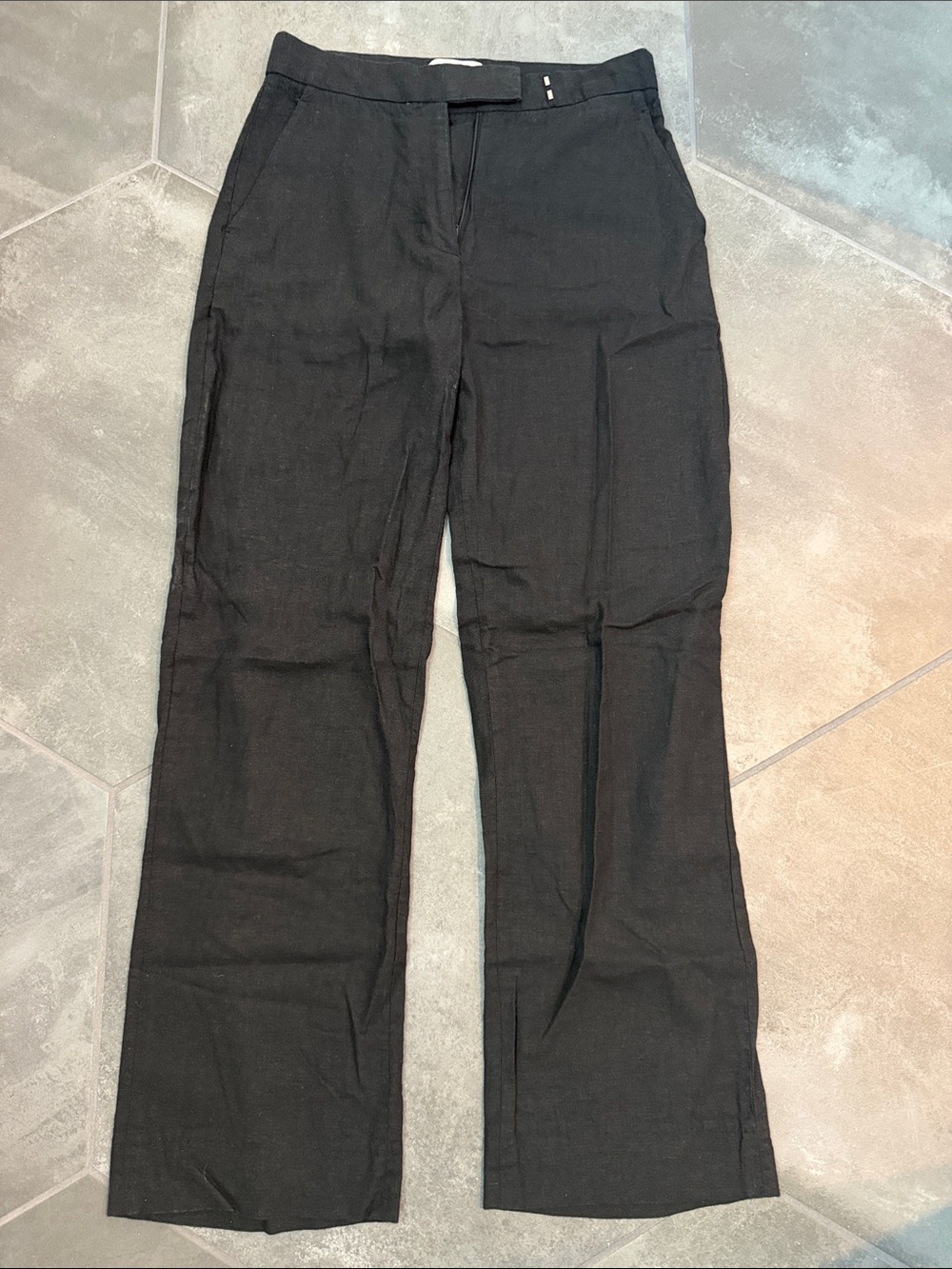 Abercrombie Black Wide-Leg Dress Pants